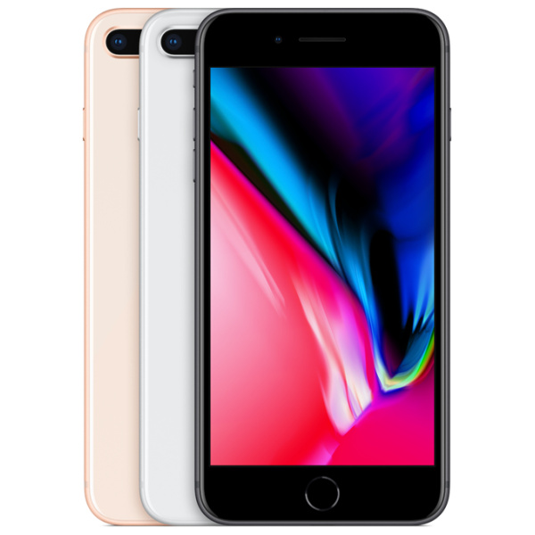 ⁦Apple iPhone 8 Plus 64GB Black – מאוקטב - שנה אחריות פרטנר - מגן זכוכית+כיסוי אחורי מתנה⁩ – תמונה ⁦6⁩