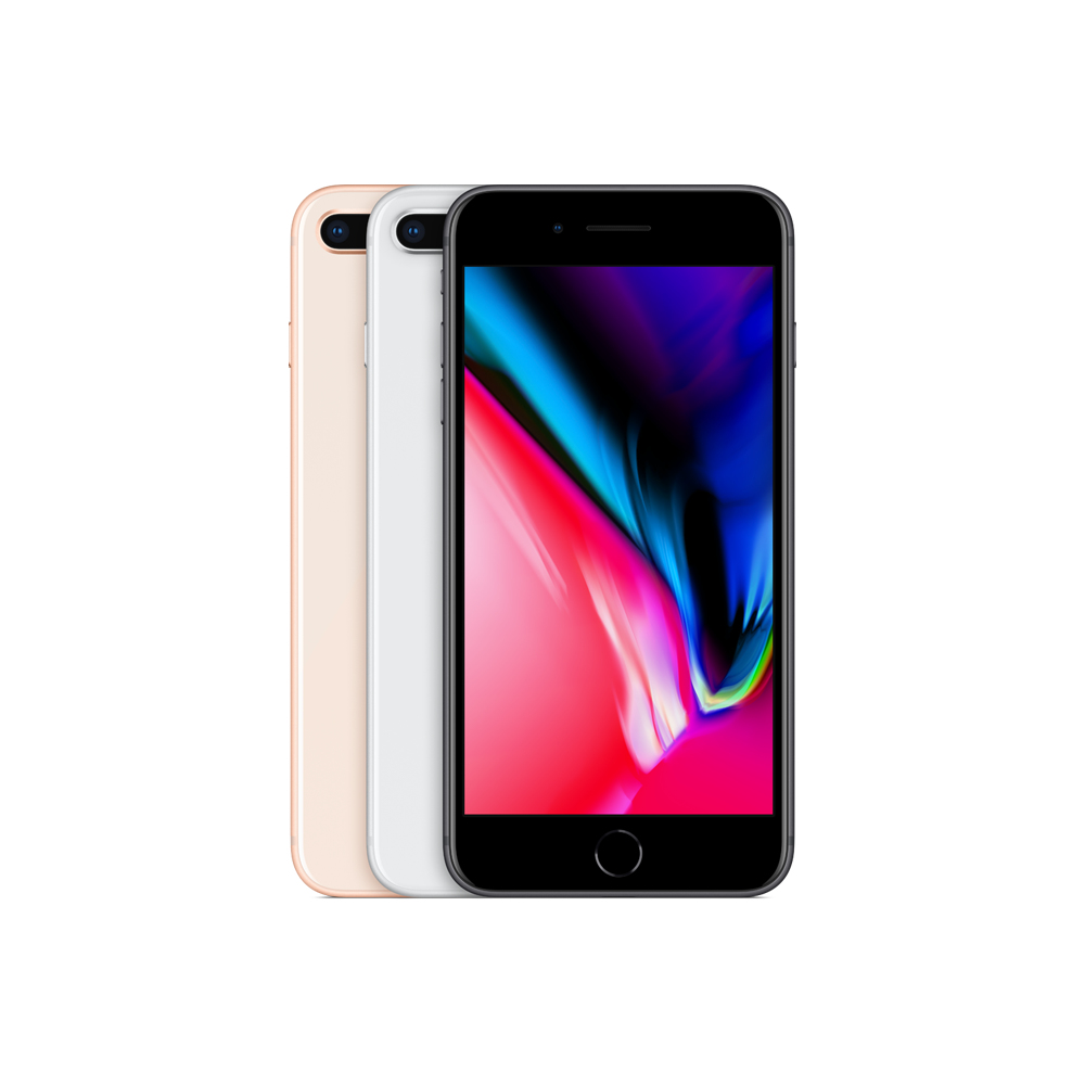 Apple iPhone 8 Plus 256GB Black – מאוקטב - שנה אחריות פרטנר - מגן זכוכית+כיסוי אחורי מתנה