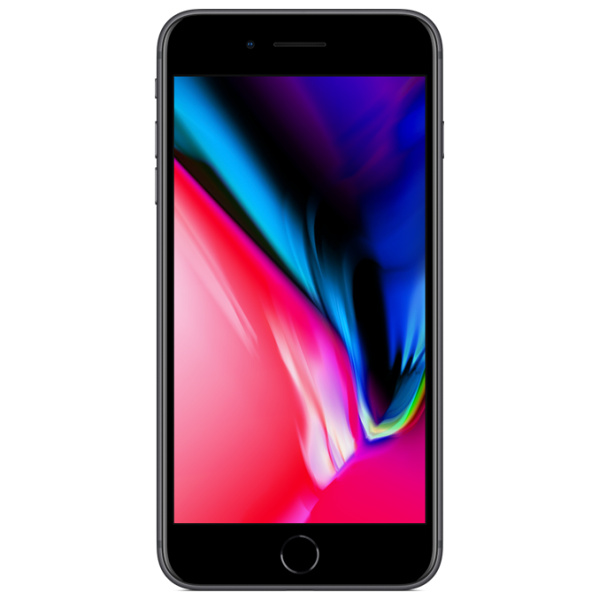 ⁦Apple iPhone 8 Plus 64GB Black – מאוקטב - שנה אחריות פרטנר - מגן זכוכית+כיסוי אחורי מתנה⁩ – תמונה ⁦2⁩