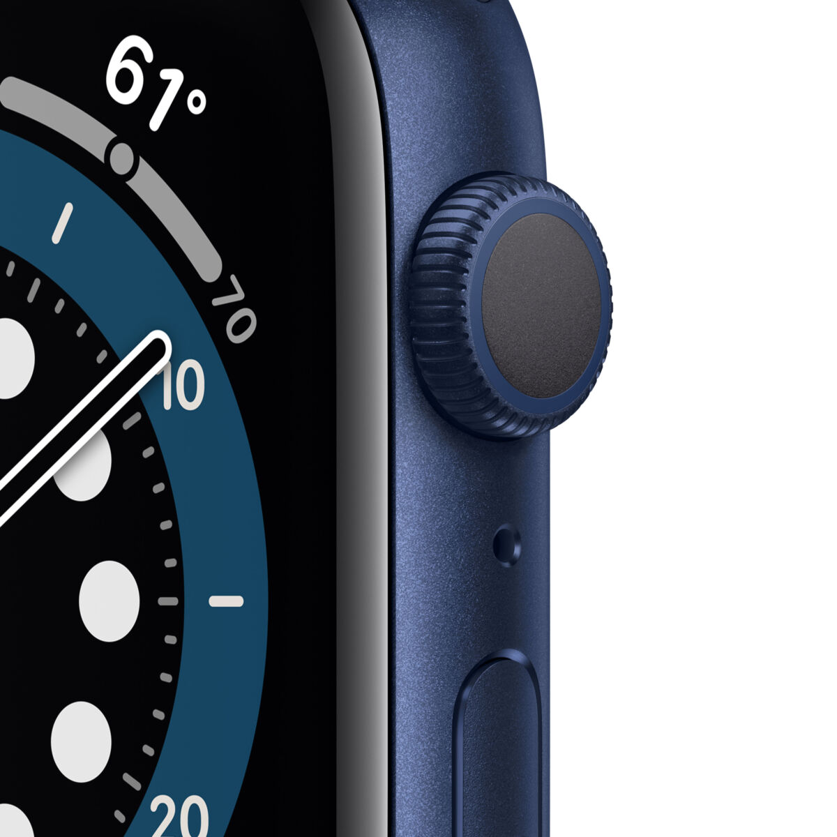 Apple Watch Series 6 40mm OLED GPS Blue - שנה אחריות פרטנר – תמונה 2
