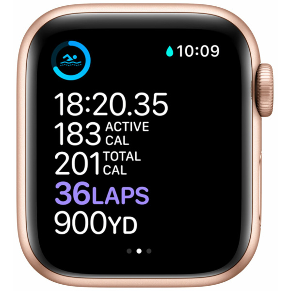 ⁦Apple Watch Series 6 40mm OLED GPS Gold - שנה אחריות פרטנר⁩ – תמונה ⁦4⁩