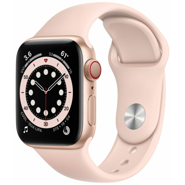 Apple Watch Series 6 40mm OLED GPS Gold - שנה אחריות פרטנר