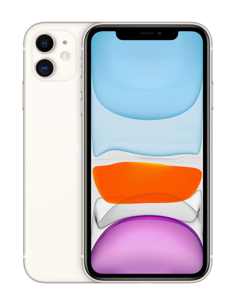 Apple iPhone 11 128GB White – מאוקטב - שנה אחריות פרטנר - מגן זכוכית+כיסוי אחורי מתנה