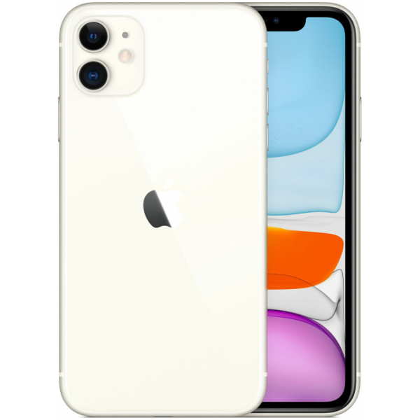 ⁦Apple iPhone 11 64GB White – מאוקטב – שנה אחריות פרטנר – מגן זכוכית+כיסוי אחורי מתנה⁩ – תמונה ⁦2⁩