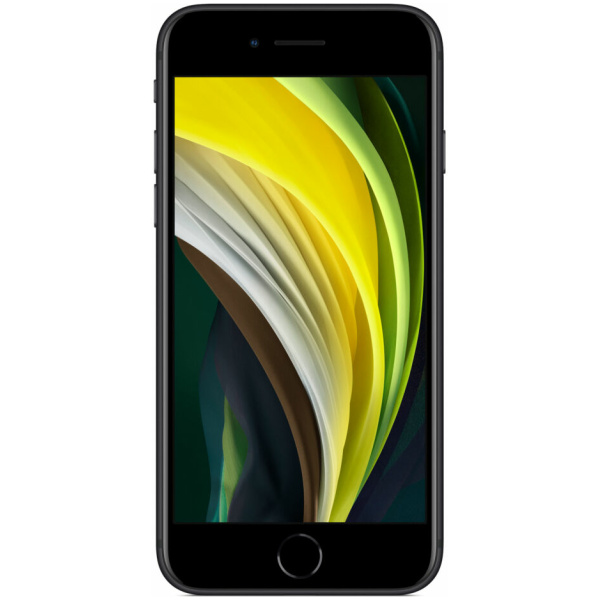 ⁦Apple iPhone SE 2020 64GB Black – מאוקטב – שנה אחריות פרטנר – מגן זכוכית+כיסוי אחורי מתנה⁩ – תמונה ⁦2⁩