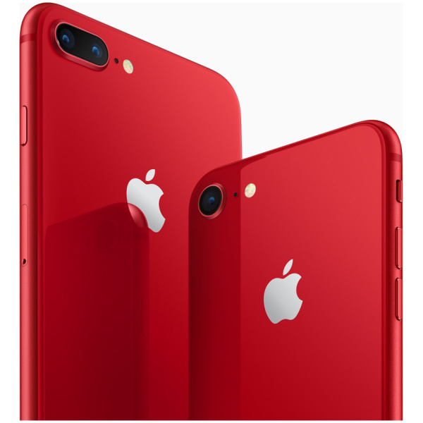 ⁦Apple iPhone 8 Plus 256GB RED – מאוקטב – שנה אחריות פרטנר – מגן זכוכית+כיסוי אחורי מתנה⁩ – תמונה ⁦4⁩