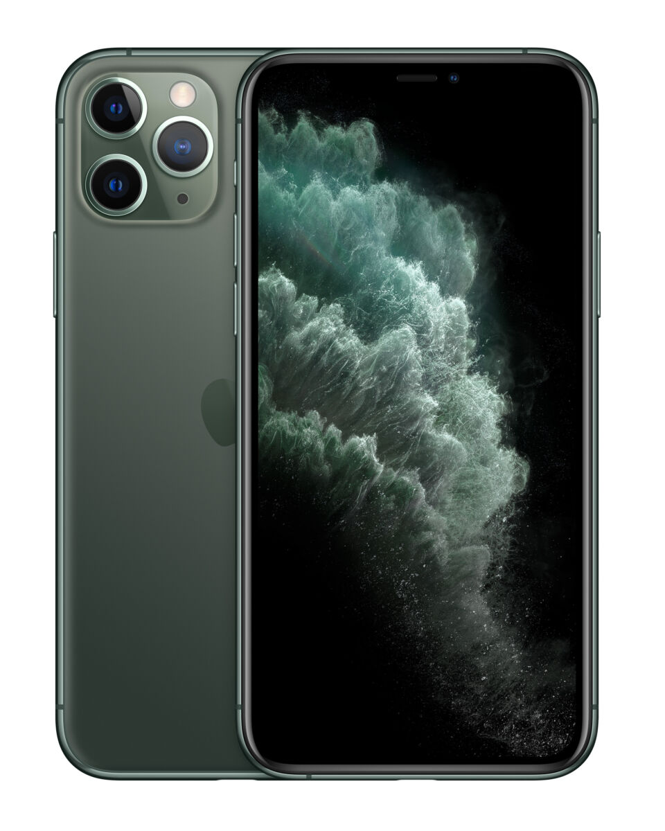 Apple iPhone 11 Pro 64GB Midnight Green Black – מאוקטב - שנה אחריות פרטנר - מגן זכוכית+כיסוי אחורי מתנה