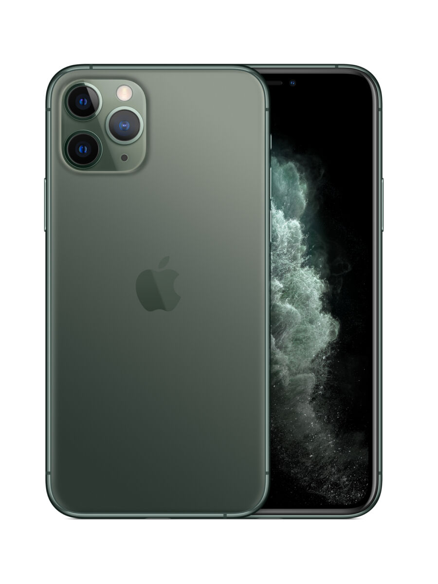 Apple iPhone 11 Pro 64GB Midnight Green Black – מאוקטב - שנה אחריות פרטנר - מגן זכוכית+כיסוי אחורי מתנה – תמונה 2