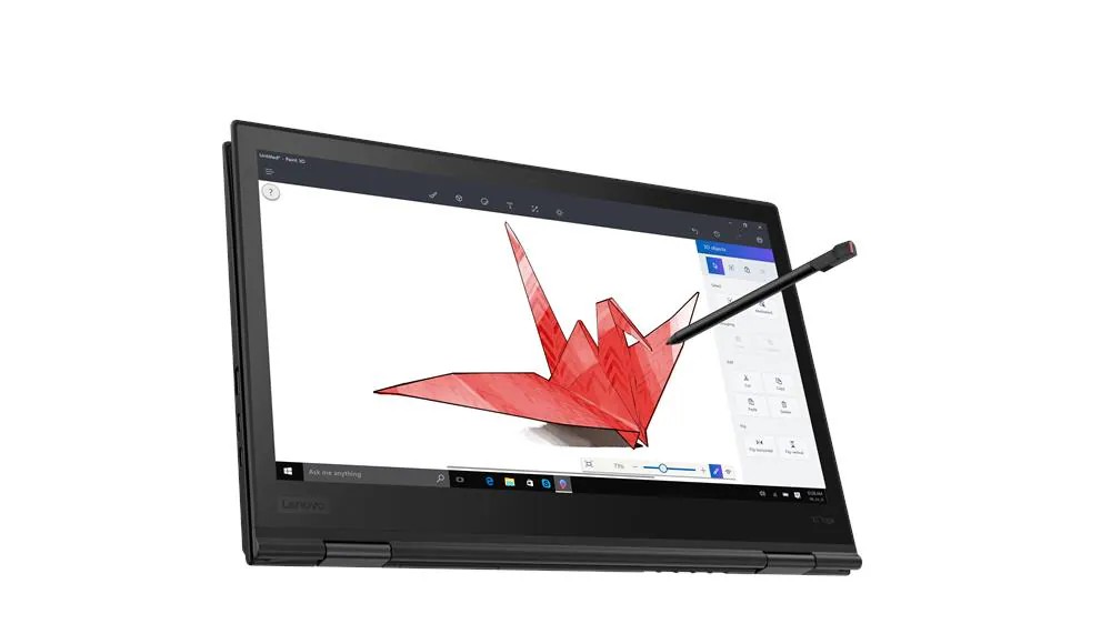 Lenovo ThinkPad X1 Yoga G3 Core™ i7-8650U 16GB 512GB SSD 14" Touch (1920x1080) 2-in-1 Win 11 Pro Silver 1.4KG -PEN – תיק מתנה-מוחדש- שנה אחריות – תמונה 2
