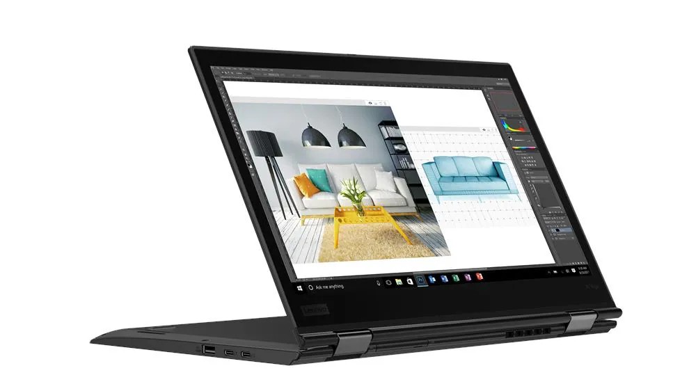 Lenovo ThinkPad X1 Yoga G3 Core™ i7-8650U 16GB 512GB SSD 14" Touch (1920x1080) 2-in-1 Win 11 Pro Silver 1.4KG -PEN – תיק מתנה-מוחדש- שנה אחריות – תמונה 4