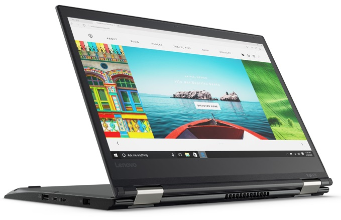 Lenovo ThinkPad YOGA 370 Core™ i7-7600U 16GB 512GB SSD 13.3″ Touch (1920×1080) 2-in-1 Win 11 Pro -עט-Black – תיק מתנה-מוחדש- שנה אחריות – תמונה 3