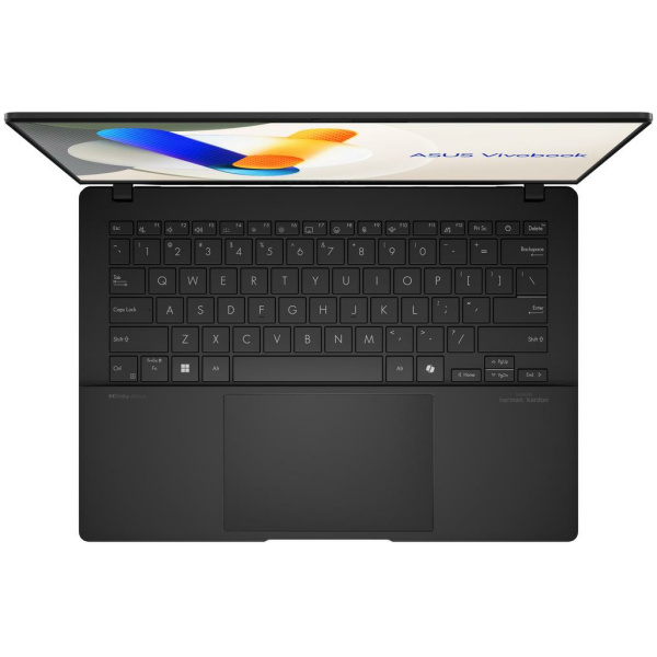 ⁦Asus VivoBook S Copilot+ PC Q423SA-U5512 Core™ Ultra 5 226V 512GB SSD 16GB 14" (1920x1200) AMOLED WIN11 NEUTRAL BLACK Backlit -OUTLET⁩ – תמונה ⁦6⁩