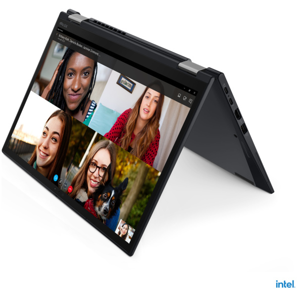 ⁦Lenovo ThinkPad X13 YOGA Core™ i5-1145G7 16GB 512GB SSD 13.3″ Touch (1920×1080) 2-in-1 Win 11 Pro -עט-Black – תיק מתנה-מוחדש- שנה אחריות⁩ – תמונה ⁦2⁩