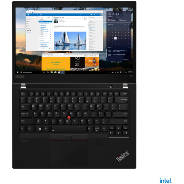 ⁦Lenovo ThinkPad T14 G2 Core™ i5-1145G7 16GB 256GB SSD 14″ FHD(1920×1080) Win 11 Pro -Black – תיק מתנה-מוחדש- שנה אחריות⁩ – תמונה ⁦2⁩