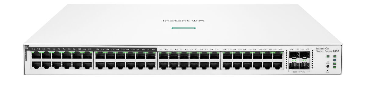 HPE Aruba Networking Networking Instant On Switch 48p Gigabit CL4 PoE 4p SFP 370W 1830