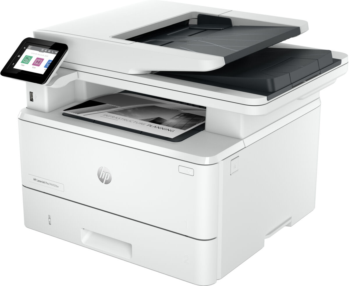 מדפסת וסורק לייזר משולבת HP LaserJet Pro MFP 4102FDW WIFI+LAN - אחריות שנה HP – תמונה 2