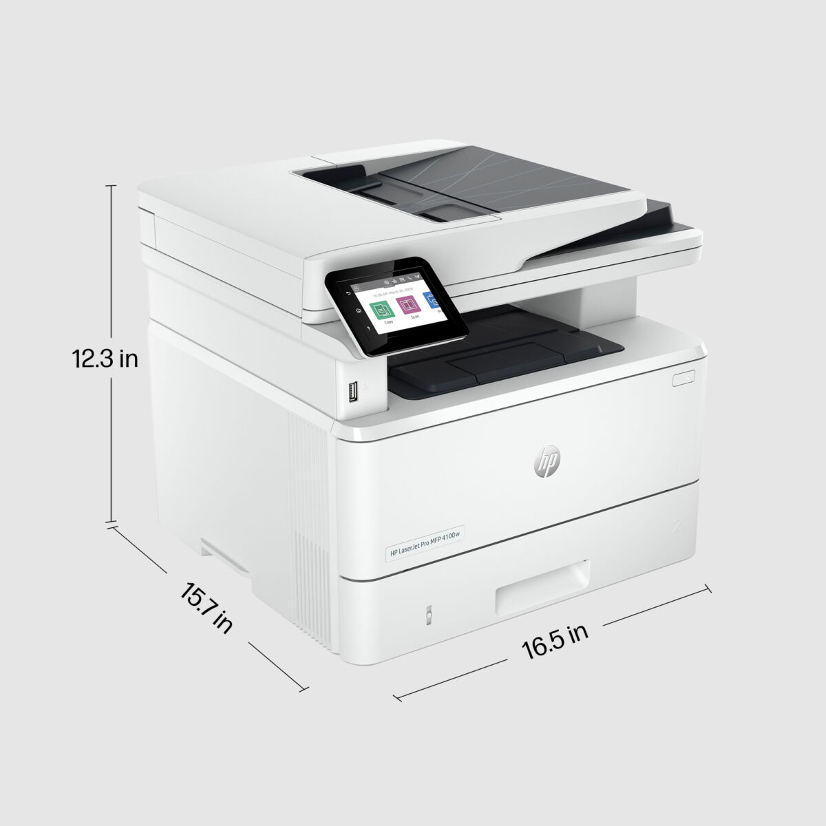 מדפסת וסורק לייזר משולבת HP LaserJet Pro MFP 4102FDW WIFI+LAN - אחריות שנה HP – תמונה 5