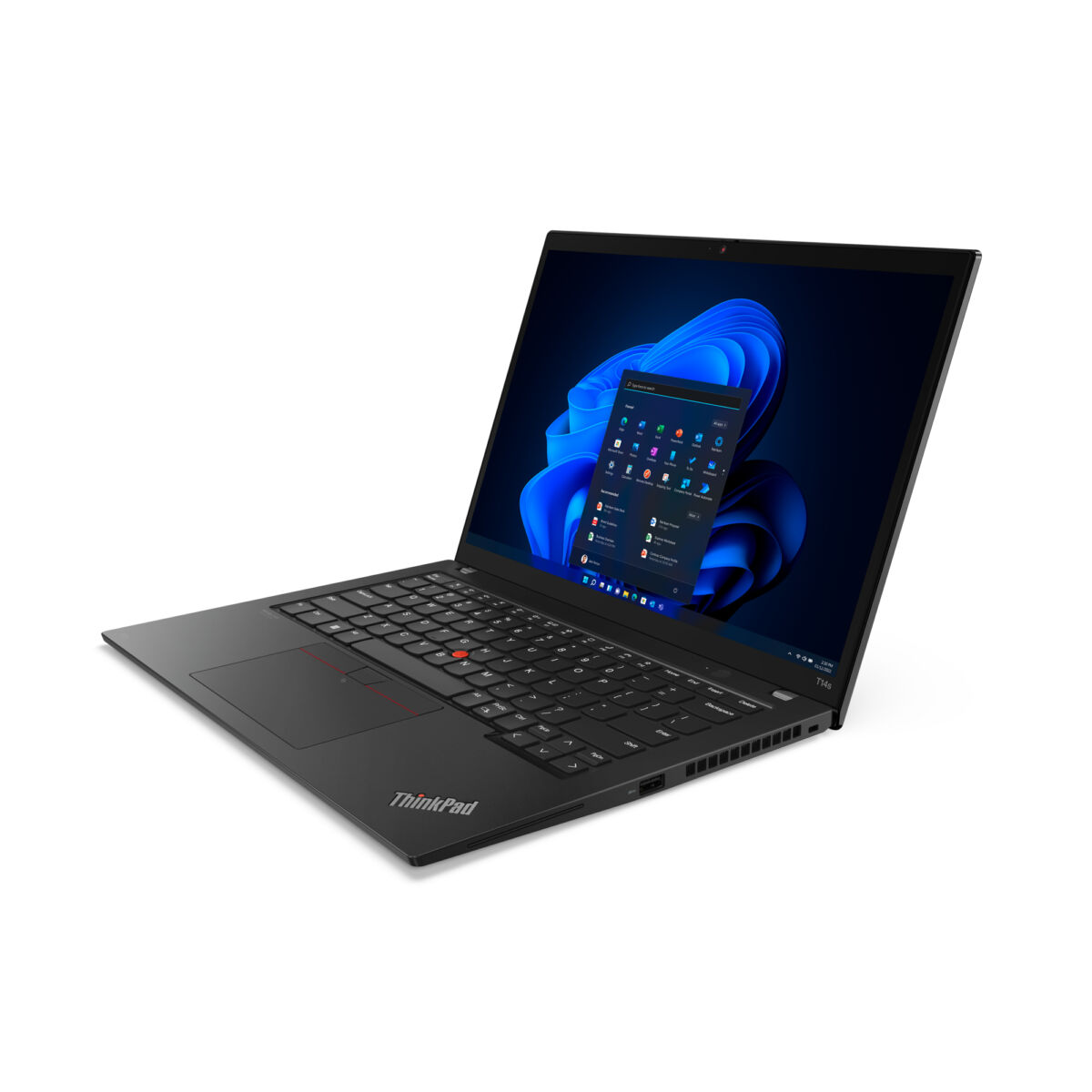 Lenovo ThinkPad T14S G3 Core™ i5-1245U 16GB 256GB SSD 14″ FHD Win 11Pro Black – תיק מתנה-מוחדש- שנה אחריות – תמונה 4